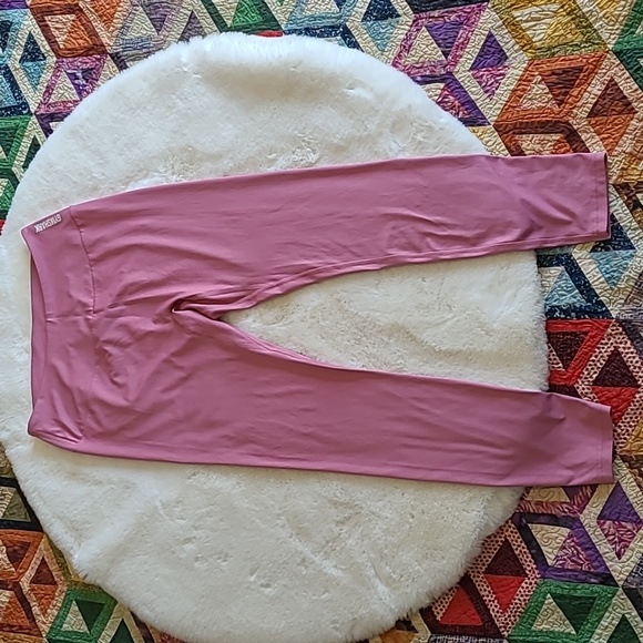 Gymshark Pink Casual Athletic Workout Lounge Lightweight Pull On Legging - Picture 1 of 12